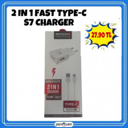 2 IN 1 FAST TYPE C S7 CHARGER