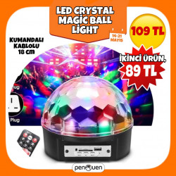 LED CRYSTAL MAGİC BALL (2.ÜRÜN İNDİRİMLİ)