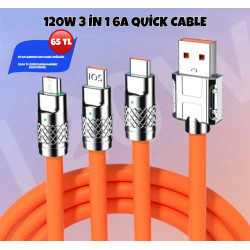 120W 3 İN 1 6A QUİCK CABLE