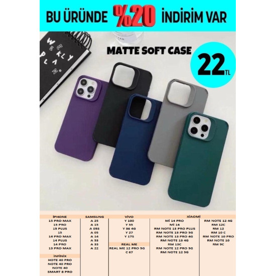 MATTE SOFT CASE