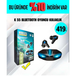 K 55 BLUETOOTH OYUNCU KULAKLIK