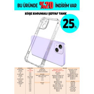 KÖŞE KORUMALI ŞEFFAF TANK 