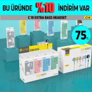 C 19 EXTRA BASS HEADSET