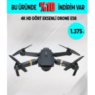 4K HD EKSENLİ DRONE E58