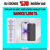  ANTİ STATİC HAYALET CAM (50 ADET)