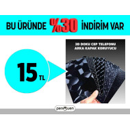 3D DOKU CEP TELEFONU ARKA KAPAK KORUYUCU